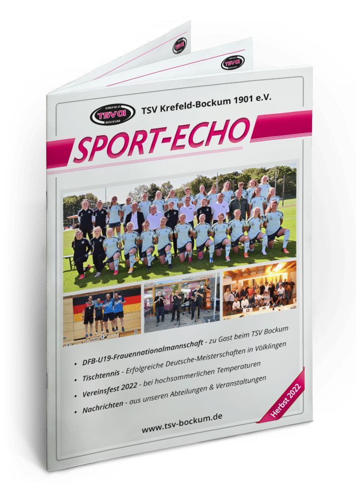 Sport-Echo Herbst 2022 TSV Bockum