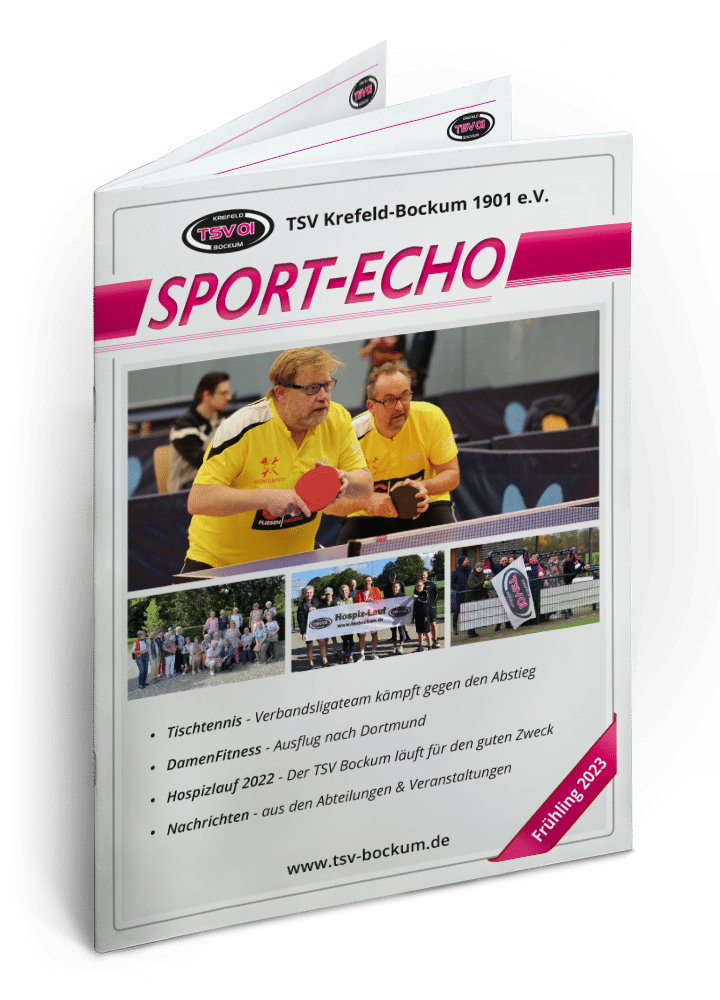 Sport-Echo Frühjahr 2023 TSV Bockum
